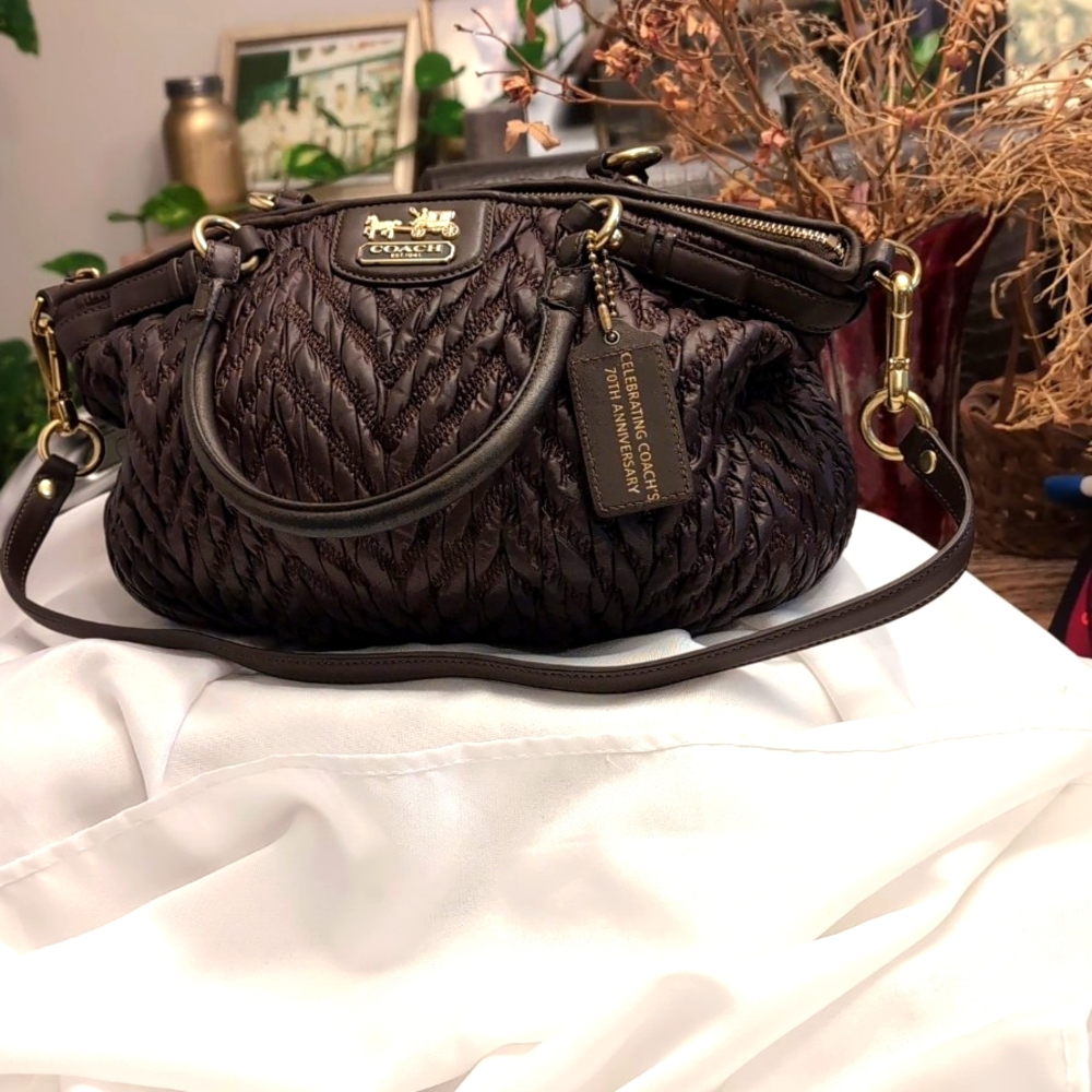 Here is a 70th anniversary edition Coach bag